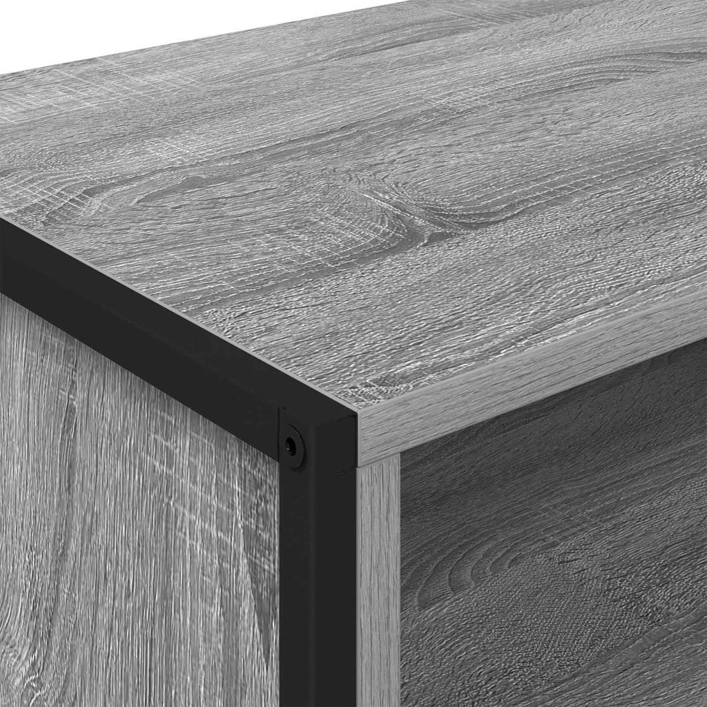 TV Stand Grey Sonoma 100 x 36.5 x 30.5 cm Engineered Wood