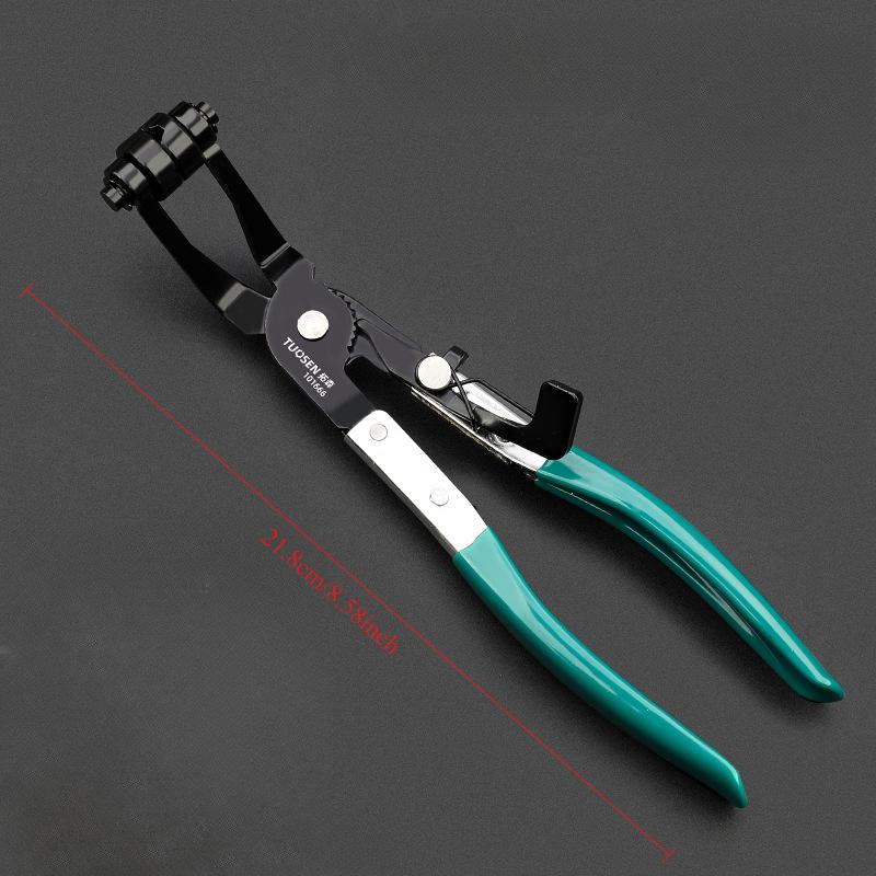 

Автомобильные плоскогубцы для снятия хомутов, инструмент с длинным вылетом, съемник автомобильных хомутов, коленчатый/прямой хомут для выхлопной трубы автомобиля, C-образный хомут