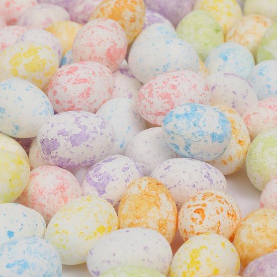 Foam Easter Eggs Realistic Bird Egg Decorations Colorful Foam Egg Keepsakes for Spring Party Decor Basket Fillers