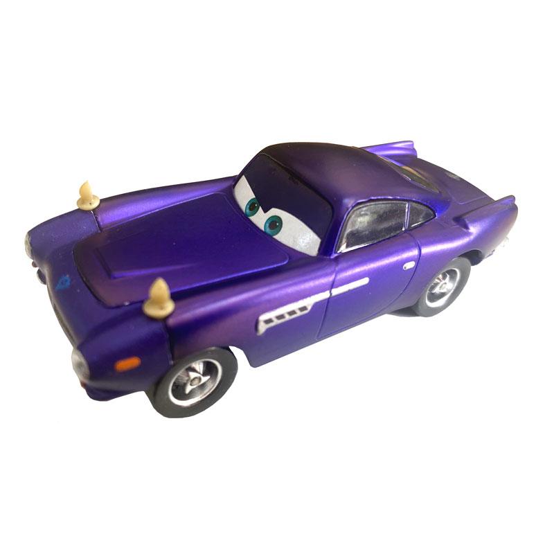 Disney Pixar Car 2 Lightning McQueen Finn McMissile Luigi Guido Sheriff Mater Flo 1:55 Die Cast Metal Alloy Children's Toy Car