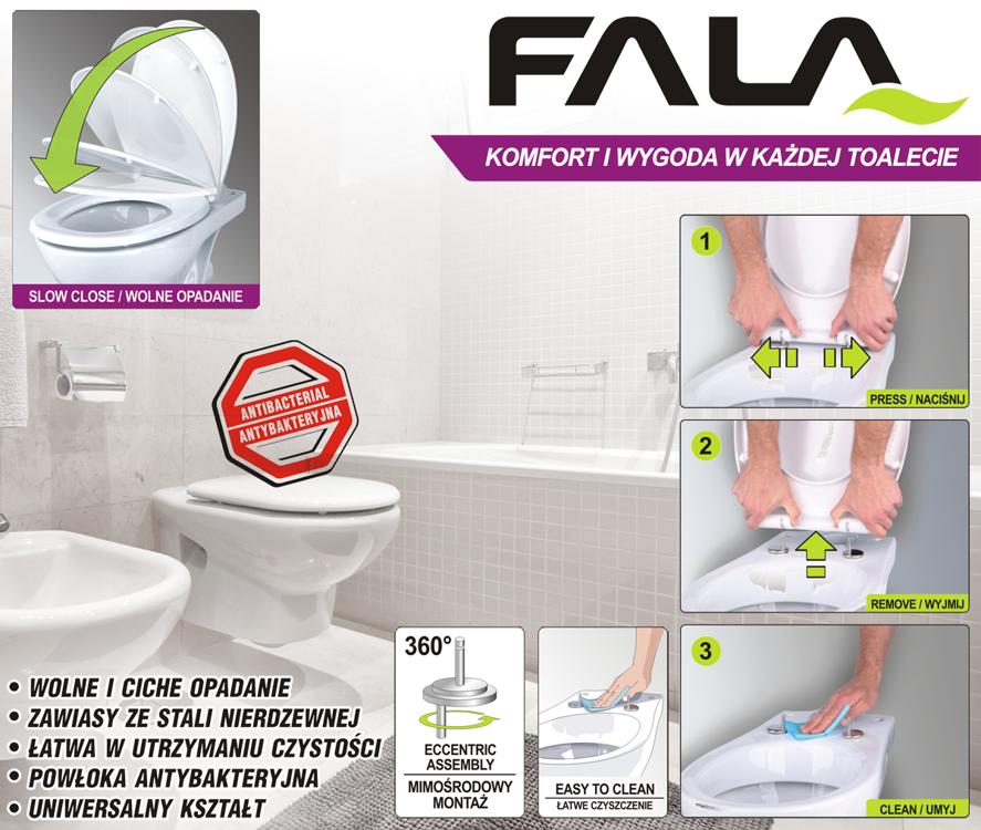 White Dp Hinges for Toilet Seat Soft Close Detachable