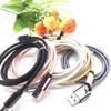 Heavy Metal Nylon Braided Data Cable Suitable for Android Smart Apple Charging Cable