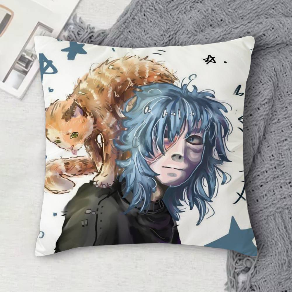 Sally Face Double-Sided Printed Square Decorative Cushion Cover For Sofa Living Room Home Decor