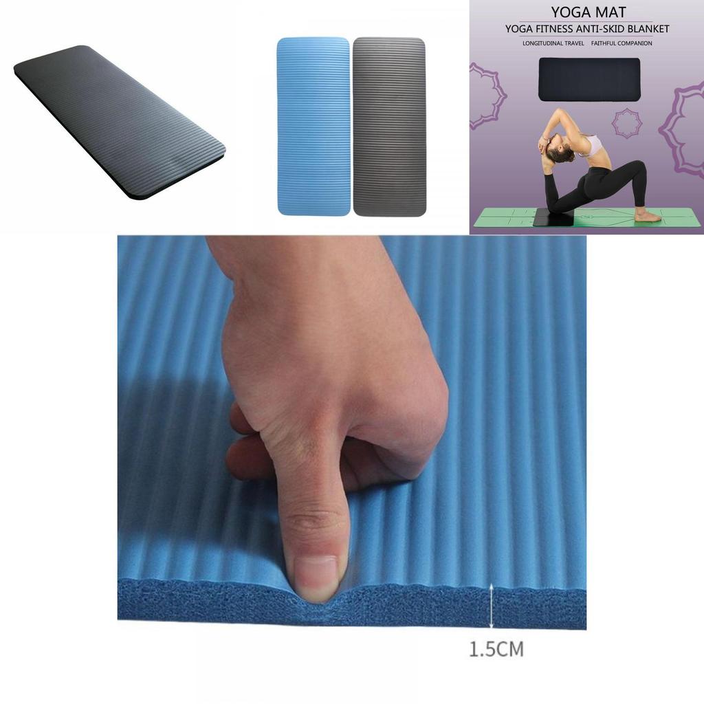 Premium Nbr Yoga Rad Pad Extra Dicke 1,5 cm Polsterung Für Verbessertes Bauchmuskeltraining Und Ellbogenstütze Lebendige Farben