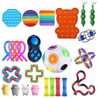 Fidget Toy 25-piece Set Of Decompression Sensory Toys For Children Or Adults
