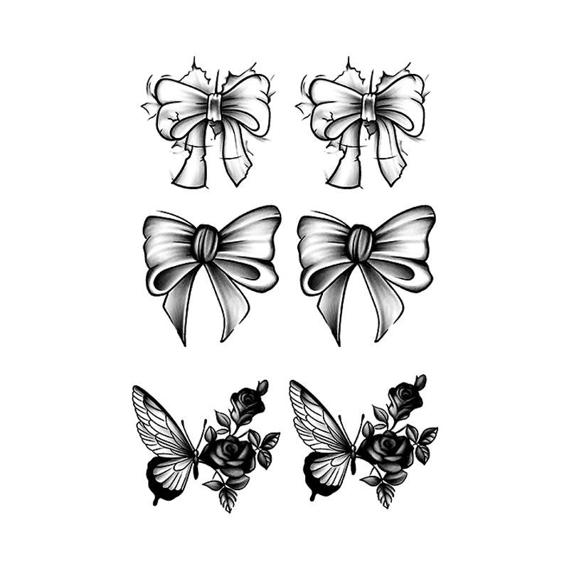 

Женские полуперманентные водостойкие наклейки на палец в виде бабочки - высококачественный травяной дизайн 11x18 cm