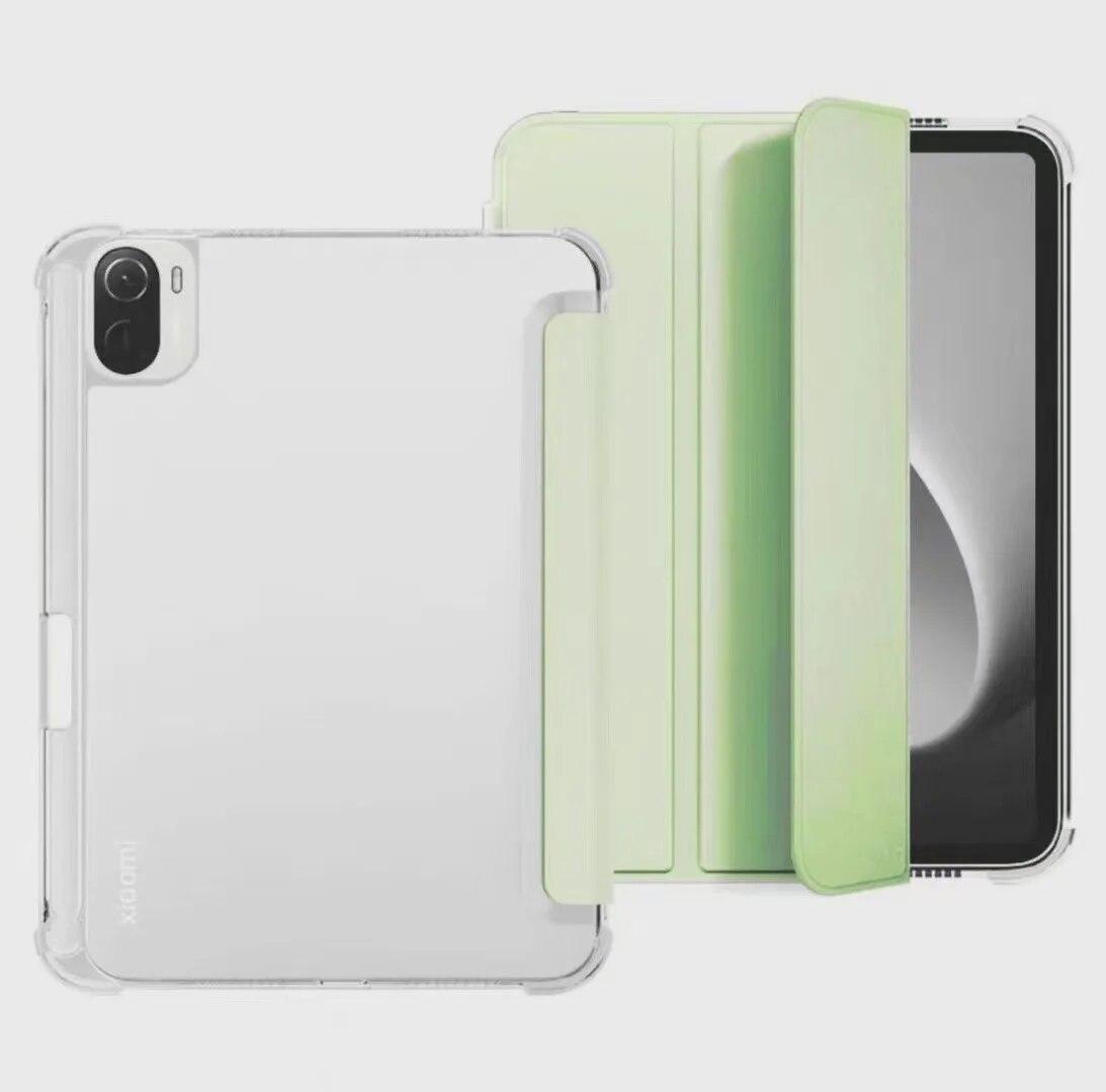 

З футляром для олівців для Redmi Pad SE 11 Redmi Pad 10.61 Smart Cover для Xiaomi Mi Pad 5 11 Pro 5 12.4 Mipad 6 11 Pro Протиударний захисний чохол Redmi pad se 11 світло-зелений колір