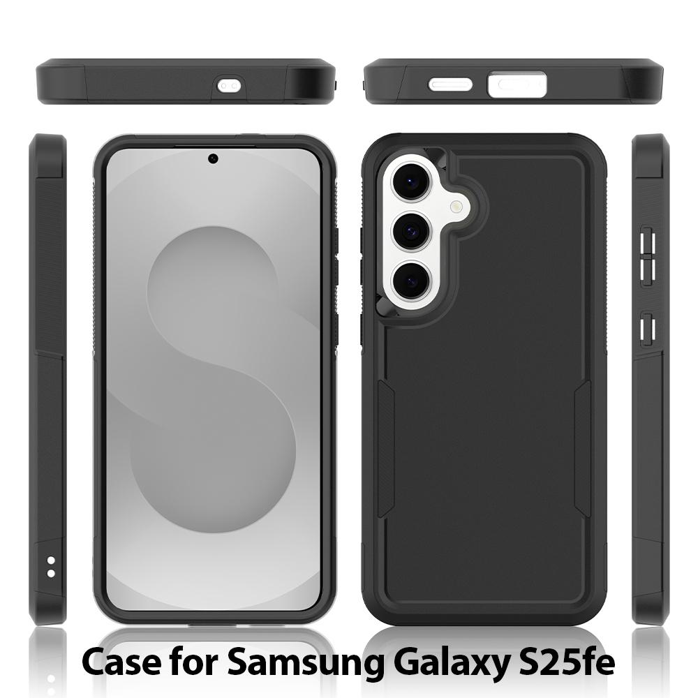 Shockproof Case For Samsung Galaxy S25 FE S25Plus S25+ S25Ultra S25Edge S25FE Funda TPU+PC Dual Layer Protect Cell Phone Cover
