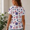 Women Summer Short Sleeve T‑Shirt Vivid 3D Pattern Print O‑Neck Loose Casual Daily Ladies Tops