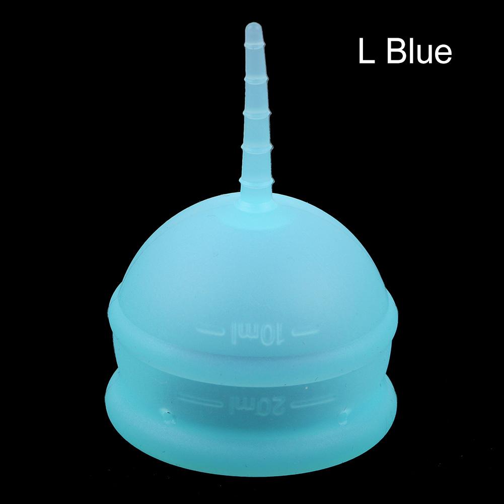 Silikon Menstruationstasse Feminine Hygiene Lady Verhindert Seitenleckage Periodensammler Vaginalpflege