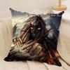 Heavy Metal BandDDisturBedS Cushion Cover Soft Plush Fabric DoubleSided Printed Cushion Covers for All Seasons Home Decor