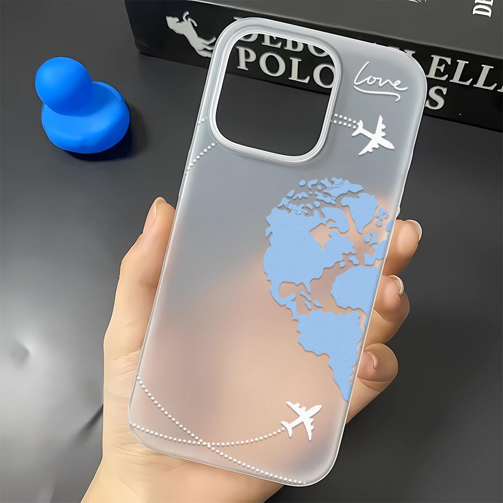 Global Aviation Phone Case For Iphone 17 17air 16 15 14 13 12 11 8 7 Pro Max Mobile Protective Case Soft Funda Cover