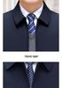 Men's Lapel Jacket: Loose Fit, Plus Size, Dad Style, Versatile Business Wear for Middle-aged & Elderly - Spring & Autumn