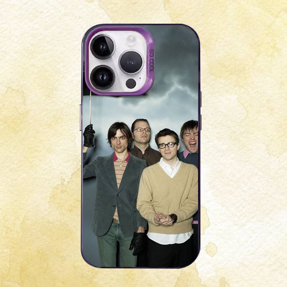 Rock Band W-Weezer Case for iPhone 11 12 13 14 15 16 17 Pro Max XS X XR Cover