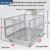 LangShengShi Folding Mesh Warehouse Utility Cart and Target Paper