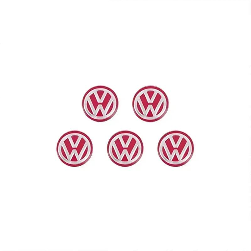 Aluminum Keys Car Remote Key Emblem Sticker For VW GTI Atlas Jetta Touareg Variant Golf Polo Taos Passat Decoration AccessoriesNB1