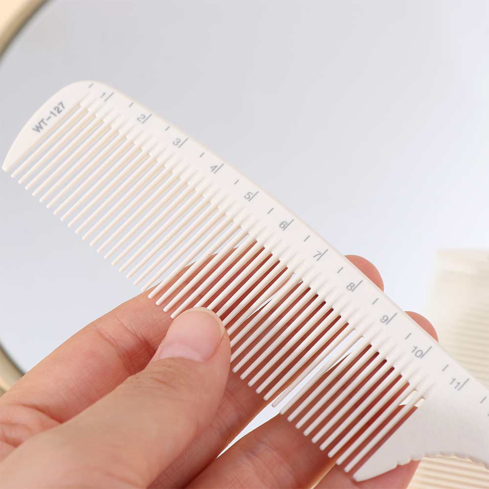 Anti-static Laser Scale Hair Comb Non-slip Handle Professional Hairdressing Comb