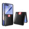 For Samsung Galaxy Z Flip 7 Case Luxury Lichee PU Leather Skin Card Protective Back Cover Case For Samsung Z Flip 7 6 5 4 Shell