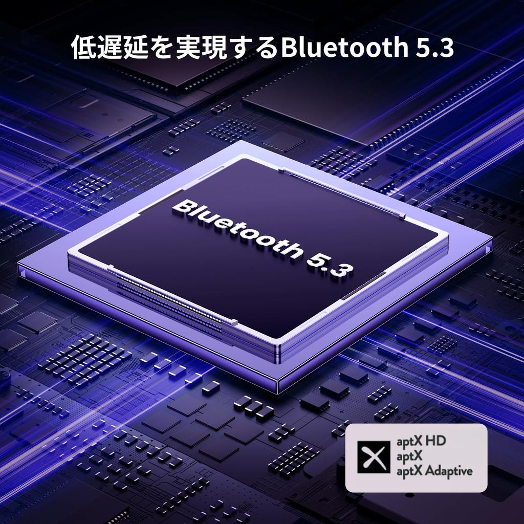 UGREEN Bluetooth Adapter for APTX Low Latency aptX Compatible Bluetooth Audio Connects Wireless Headphones Wireless Audio Transmitter Compatible with