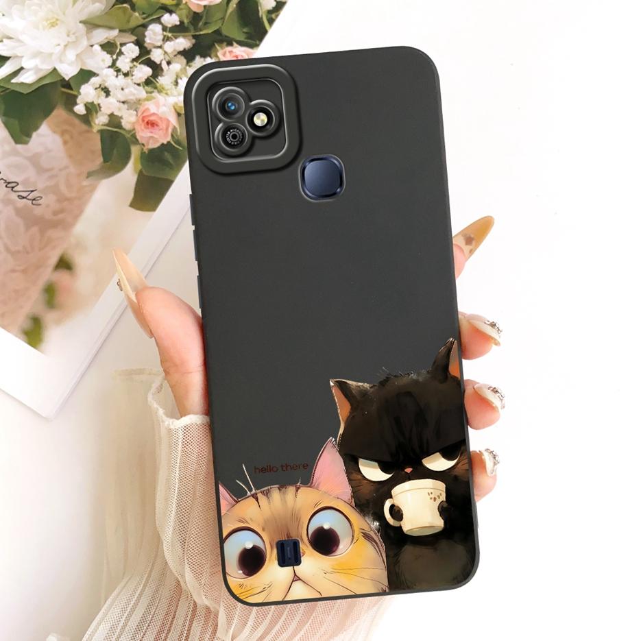 For Infinix Smart HD 2021 Case X612B X612 Cool Owl Dragon Painted Cover Soft Silicone Phone Case For Infinix Smart HD 2021 Shell