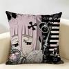 SSoul Eater Anime Evans Cushion Cover Natural Linen Organic Fabric DoubleSided Printing Room Sofa Decor Pillow Case