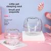 Golden Bear Acrylic Hamster Hideout: Dual-Use Bathroom & Nest for Small Pets
