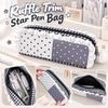 INS Pen Pouch Ruffle Trim Storage Pouch New Stationery Bag  For Students