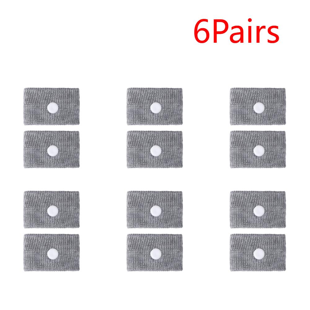 6-20 Pairs Motion Sickness Relief Wristbands Anti-Nausea Acupressure Wrist Bands Seasickness Car Sickness Plane Wrist Straps 6 Pairs
