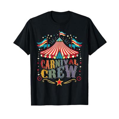 Carnival Crew Retro Big Top Circus T-shirt