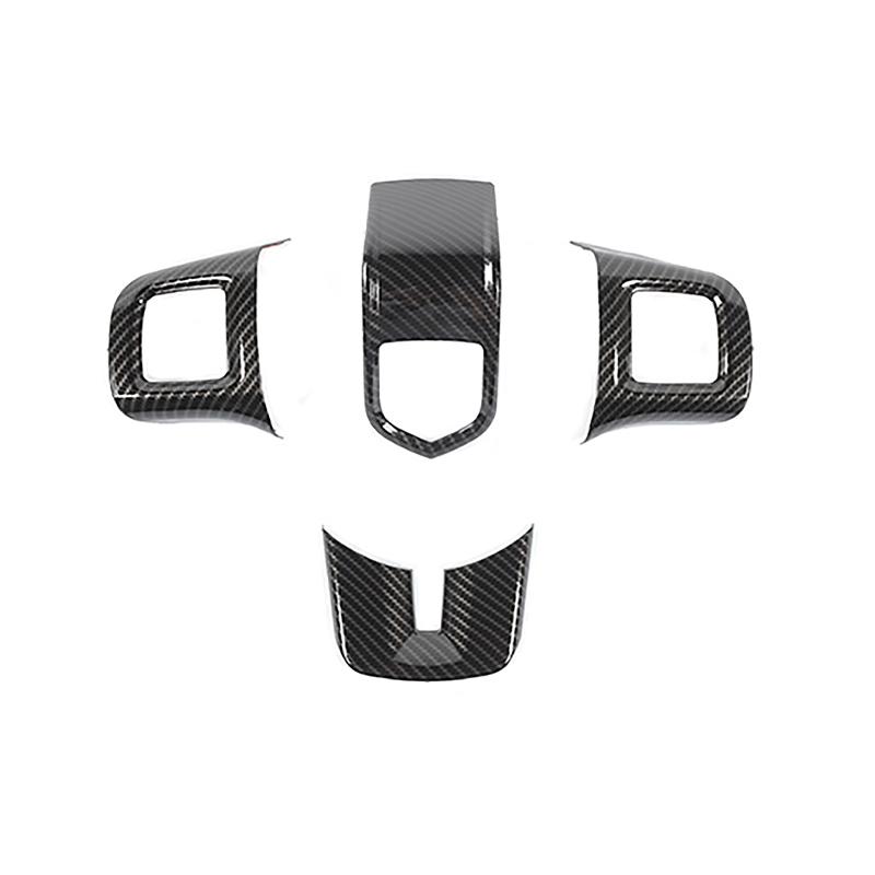 Car Steering Wheel Decoration Cover For Dodge Challenger Charger Durango Dart 2009-2014 Journey 2013-2022 Interior