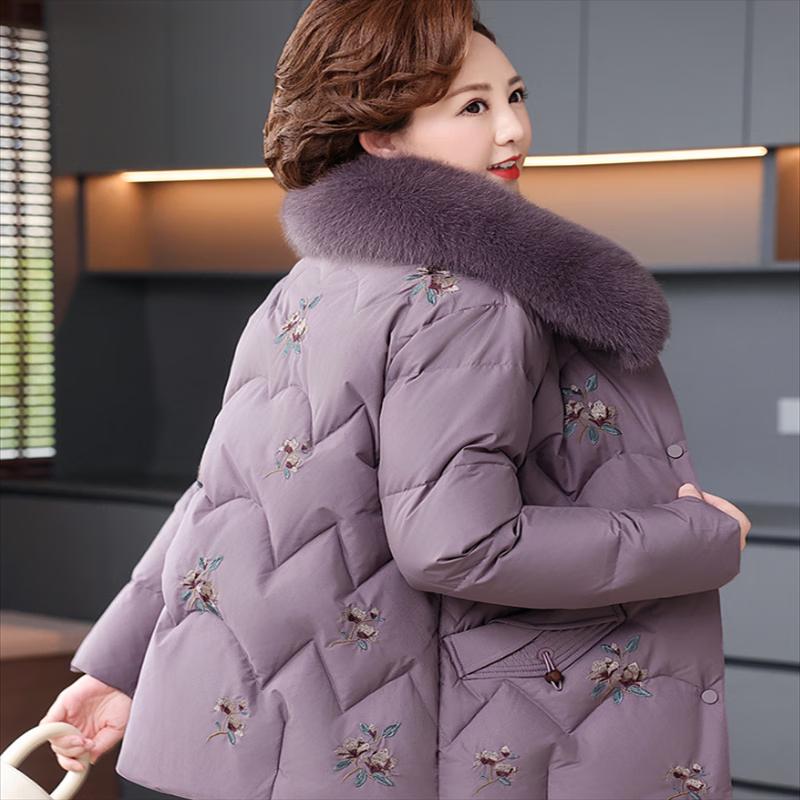 Xuezhongfei Chinese Style 90% Duck Down Puffer Jacket