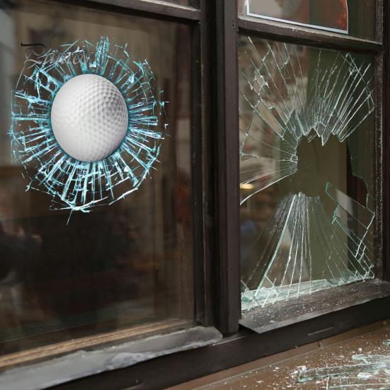 3D-prank vanskelig knust glass-klistremerke Realistisk visuell påvirkning Vanntett Sterk klebrighet Enkel påføring Bildekal Vindusklistremerke