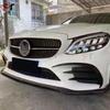 Carbon Fiber Fog Light Wind Deflector for 19-21 Mercedes C-Class W205 C180/C260/C300