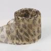 Leopards Print Sheer Ribbon Shoe Laces 140cm Long Flat Shoelaces Polyester Shoe Laces for Adults Kids Trainers Sneakers