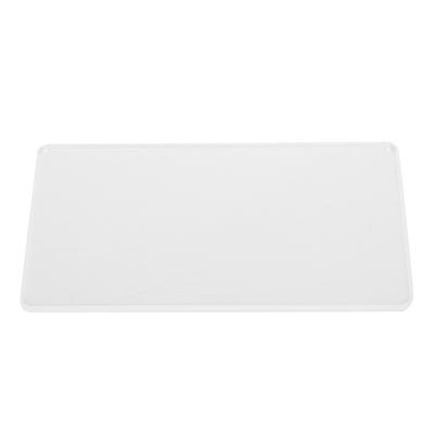 Akrylový razítkovací blok, razítkovací podložka, přítlačná deska, zaoblený, průhledný, DIY řemeslné nástroje 1610