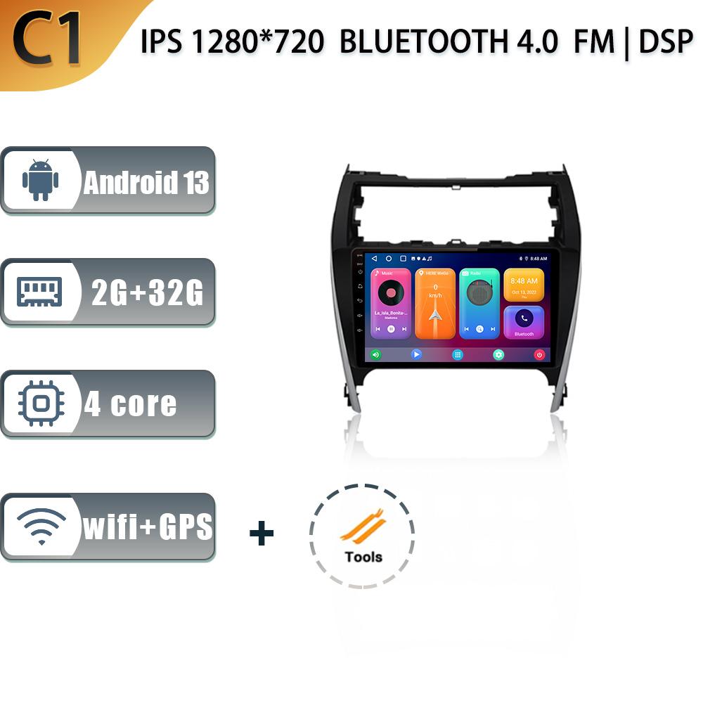 

Android 13 For Toyota Camry 7 50 55 2012-2017 Car Multimedia Radio Auto Touch 4G gps Navigation Screen Player DSP Carplay Stereo CHINA