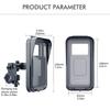 Universal Bicycle Phone Holder, Waterproof Anti-Slip Shockproof Mount with Clear TPU Window,360° Rotatable for 4.5-7 Inch Phones