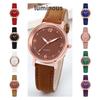 Women Quartz Analog Wrist Watch Leather Strap Casual Fashion Gift Decoration