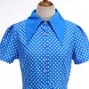 Women's Fashion Polka Dot Short Sleeve Dress