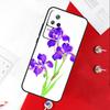 Iris Purple Flower Watercolor Cover For Xiaomi 14 Ultra 15 13 11T 12T 13T 14T Pro POCO X7 Pro X3 X5 X6 M6 F5 F6 Pro Case
