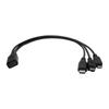 USB C Cable Simultaneous Charging Multiple Device Type C to Type C/Micros 5pin/Mini 5pin Fast Charging & Data Transfer