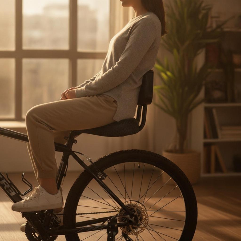 Asiento de Bicicleta con Respaldo Extra Grande para Viajes Diarios