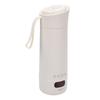 Travel Electric Kettle 4 Adjustable Settings Portable Car Heating Cup Milk Warmer for Baby Formula Tea Coffee Beige