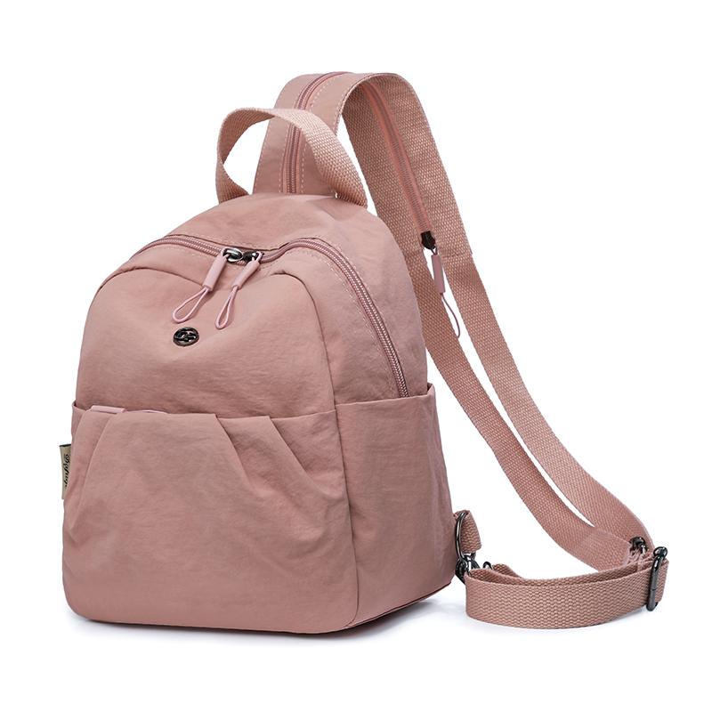 Unifarbener wasserabweisender Rucksack Multifunktionale Brusttasche Umhängetasche