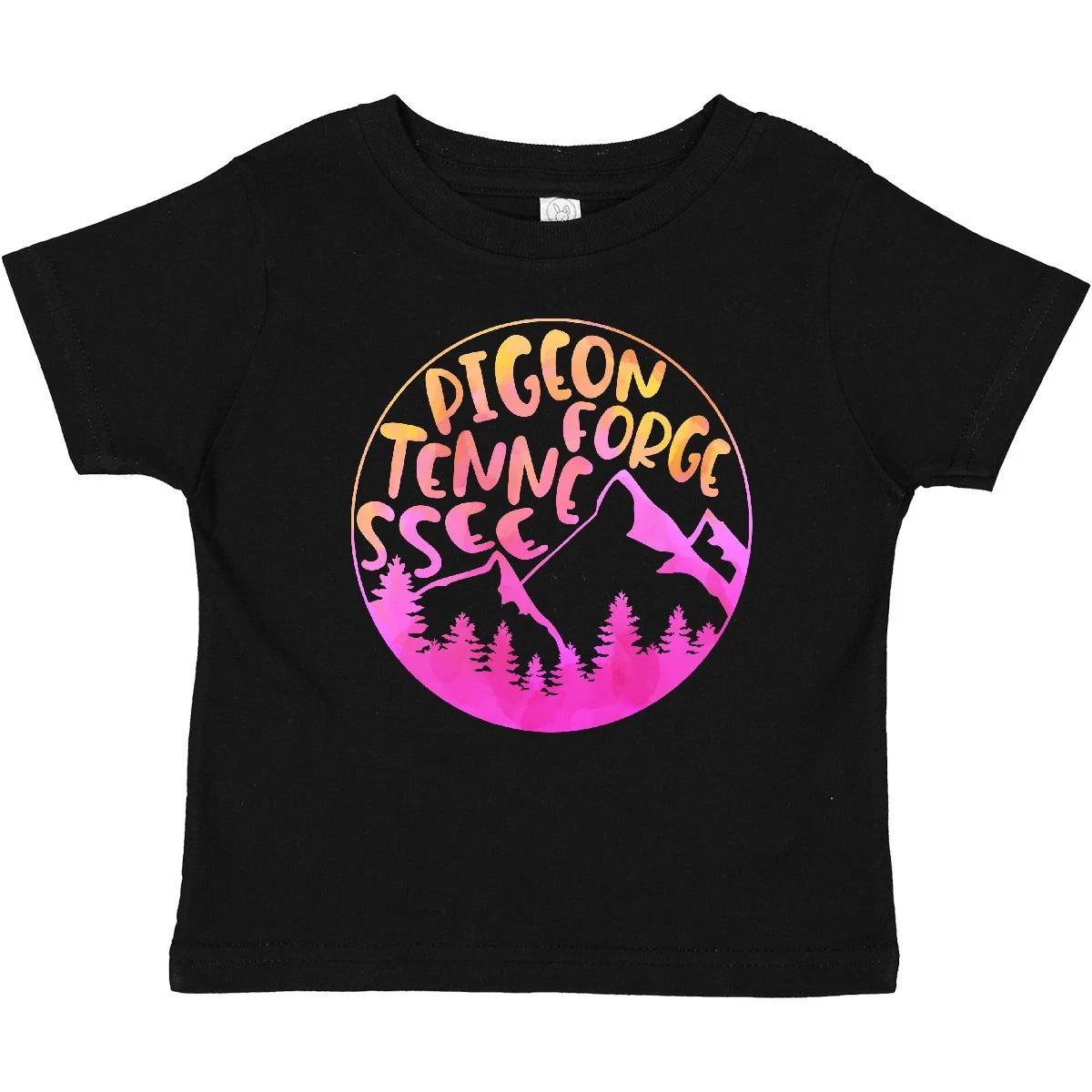 Inktastic Pigeon Forge, Tennessee- Mountains In Sunrise Colors Baby T-Shirt Home 110
