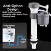 Water Saving Toilet Inlet Valve Adjustable Height 23 32 5cm with Anti Siphoning Valve and Telescopic Design for Standard Tanks