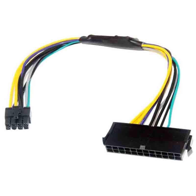 24-Pin Buchse zu DELL Optiplex Server-Mainboard 8-Pin Stecker Adapter Stromkabel