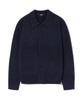 Trillion Wool Boucle Collar Cardigan Knit (Current Navy)