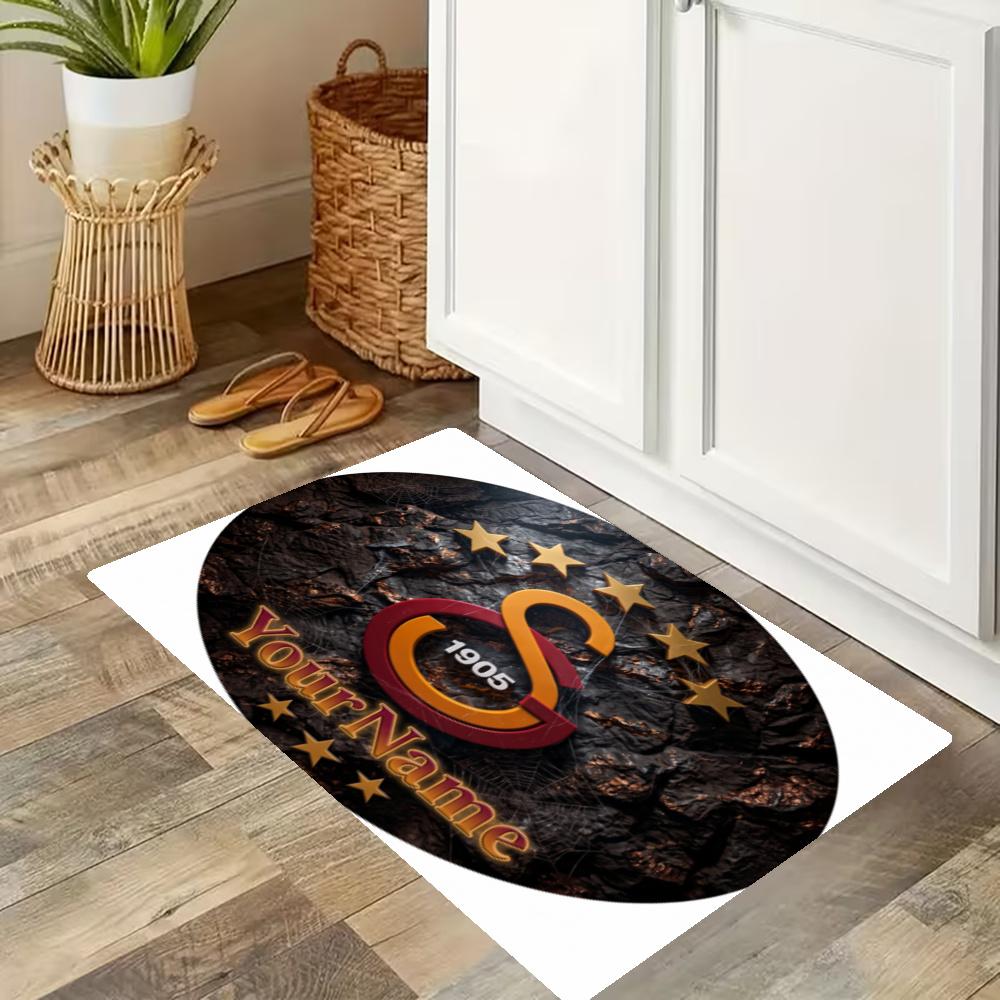 Galatasaray1 Customize Your Name Kitchen Floor Mat Nonslip Carpet Doormat Suitable For Living Room Kitchen And Bathroom Home Decor