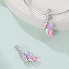 Copper Princess Koala Teddy Unicorn Flower Love Colorful Charms Beads Fitoriginal Bracelets Diy Day Women Jewelry Gift